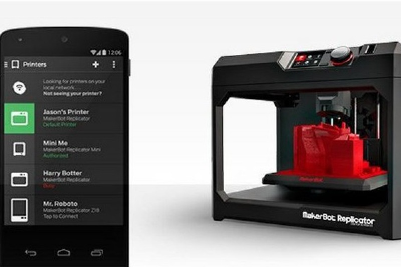 智能手机与3D打印再联结：MakerBot登陆Google Play